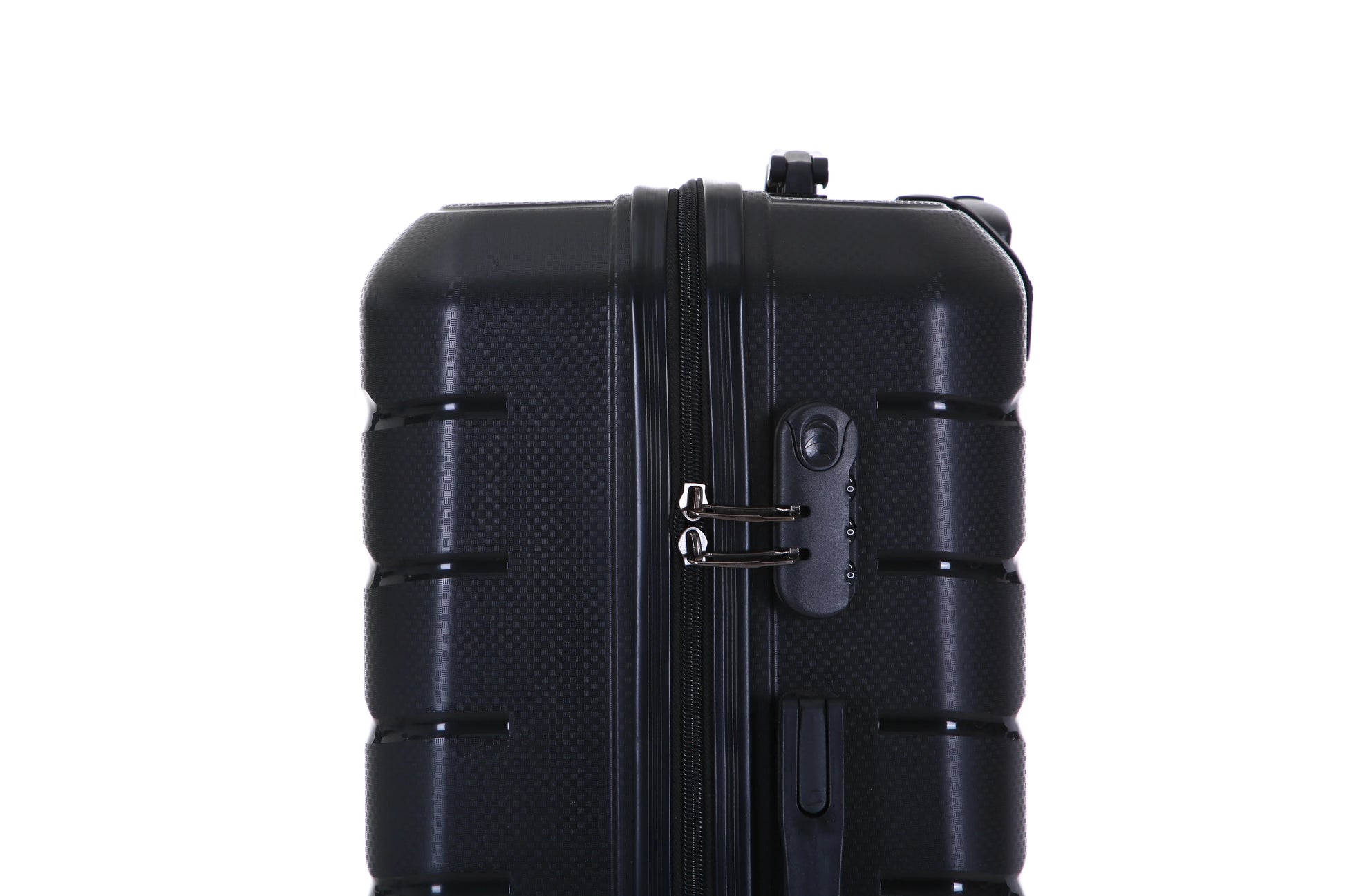 HKM-319955 3-Piece Lightweight Hardside Luggage Set with Spinner Wheels for Travel