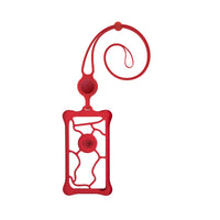 HKM-319955 Anti-Drop Silicone Phone Case with Elastic Ring Buckle for iPhone Models