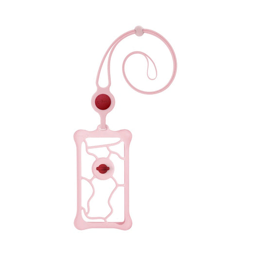 HKM-319955 Anti-Drop Silicone Phone Case with Elastic Ring Buckle for iPhone Models