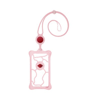 HKM-319955 Anti-Drop Silicone Phone Case with Elastic Ring Buckle for iPhone Models