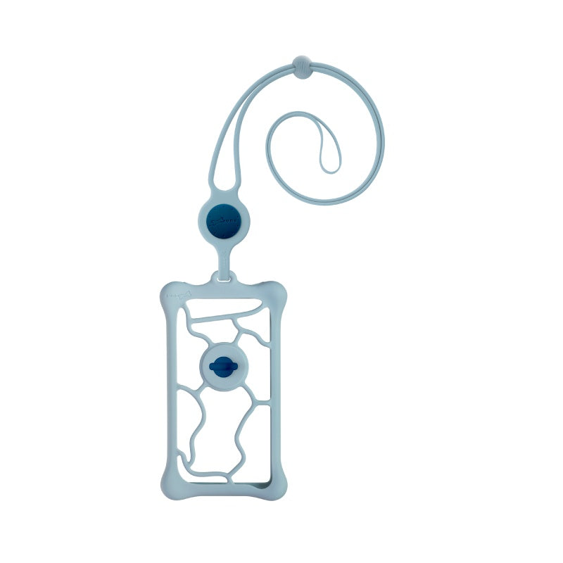 HKM-319955 Anti-Drop Silicone Phone Case with Elastic Ring Buckle for iPhone Models