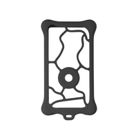 HKM-319955 Anti-Drop Silicone Phone Case with Elastic Ring Buckle for iPhone Models