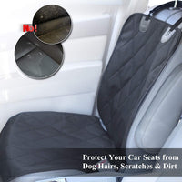 HKM-3199805 Waterproof Oxford Seat Cover for Pets - Scratch-Resistant Cotton Front & Rear Protection 25*25*4cm