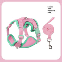 HKM-3200061 Classic and Lightweight Cat Harness with Pulling Rope - Available in Various Colors and Sizes