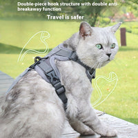 HKM-3200061 Classic and Lightweight Cat Harness with Pulling Rope - Available in Various Colors and Sizes