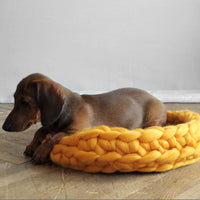 HKM-3200829 Coarse Wool Pet Nest for Dogs - 45cm Super Thick Wool Dog House