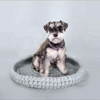 HKM-3200829 Coarse Wool Pet Nest for Dogs - 45cm Super Thick Wool Dog House