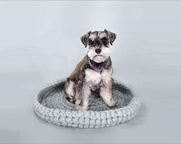 HKM-3200829 Coarse Wool Pet Nest for Dogs - 45cm Super Thick Wool Dog House