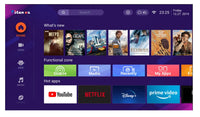 HKM-320083 Frameless 43-Inch 4K LED TV with Android and WiFi Connectivity