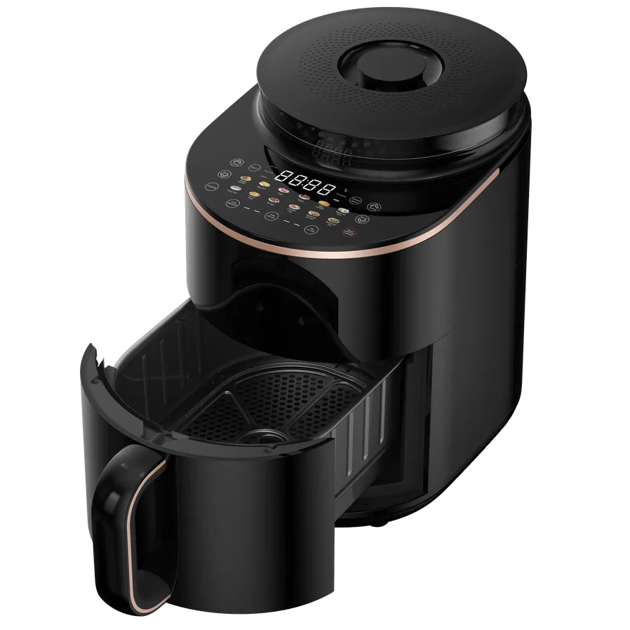 HKM-320147 Large Capacity 4.5L Steam Air Fryer - Multifunctional Cooking Pot for Home & Commercial Use
