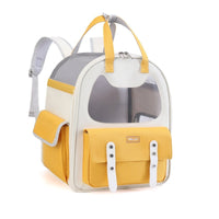 HKM-3203005 Large Capacity Foldable Cat Backpack - Soft Canvas Pet Carrier in Multiple Colors