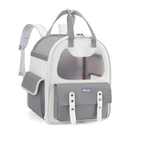 HKM-3203005 Large Capacity Foldable Cat Backpack - Soft Canvas Pet Carrier in Multiple Colors