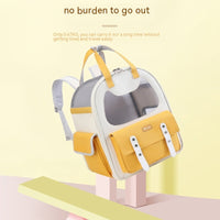 HKM-3203005 Large Capacity Foldable Cat Backpack - Soft Canvas Pet Carrier in Multiple Colors