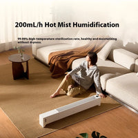 HKM-320339 Smart Wall-Mounted Graphene Electric Heater with Humidification, 2200W Fast Heating