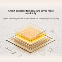 HKM-320339 Smart Wall-Mounted Graphene Electric Heater with Humidification, 2200W Fast Heating