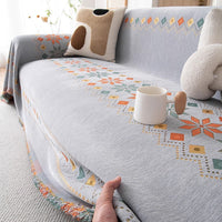 HKM-320403 Nordic Chenille Sofa Throw Blanket - Various Colors & Sizes