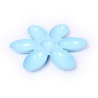 HKM-3204541 Petal-Shaped Multifunctional Pet Bowl - 42CM Diameter, Eco-Friendly PP Resin for Dogs and Cats