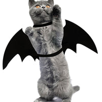 HKM-3204925 Pet Bat Wings Costume for Cats and Dogs - Adjustable Halloween Cosplay Prop