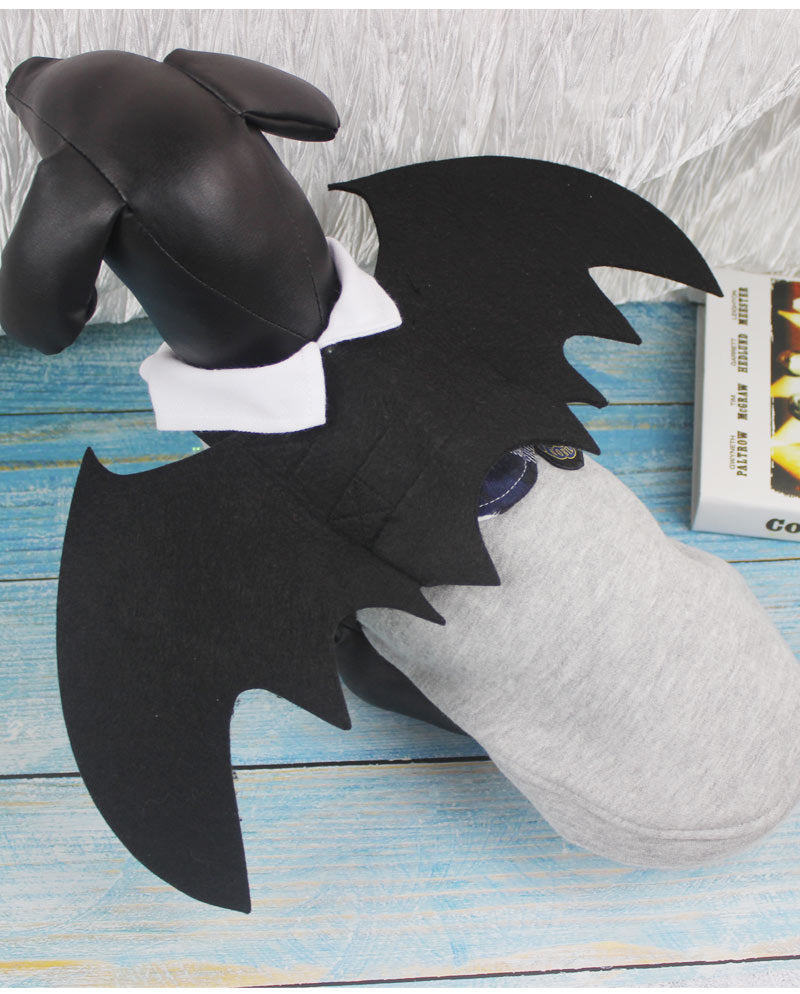 HKM-3204925 Pet Bat Wings Costume for Cats and Dogs - Adjustable Halloween Cosplay Prop