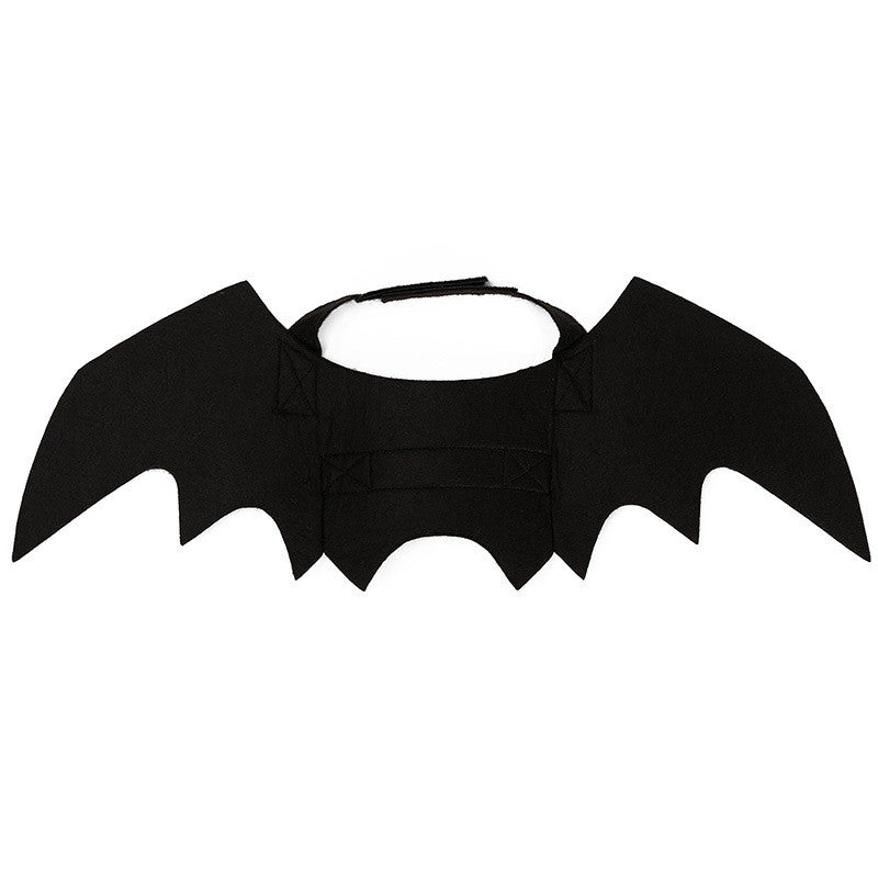 HKM-3204925 Pet Bat Wings Costume for Cats and Dogs - Adjustable Halloween Cosplay Prop