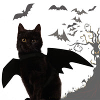 HKM-3204925 Pet Bat Wings Costume for Cats and Dogs - Adjustable Halloween Cosplay Prop