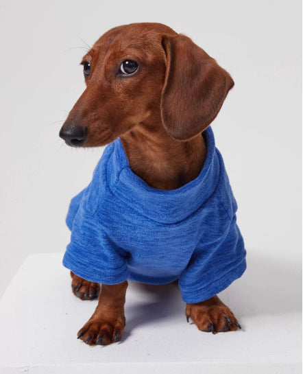HKM-3205309 Polar Velvet Padded Dog Shirt for Medium and Large Pets in Gray, Blue, and Purple Sizes XS to 6XL