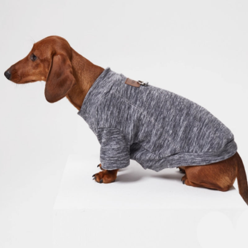 HKM-3205309 Polar Velvet Padded Dog Shirt for Medium and Large Pets in Gray, Blue, and Purple Sizes XS to 6XL