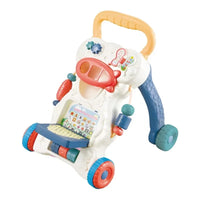 HKM-320531 Multi-Functional Baby Walker Carriage with Music and Lights, Folds Easily, Supports Up to 10kg, Ages 0-3
