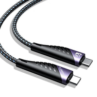 HKM-320595 1m Type-C to Type-C Fast Charging Data Cable for Apple Computers and Android Phones