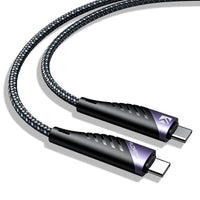 HKM-320595 1m Type-C to Type-C Fast Charging Data Cable for Apple Computers and Android Phones