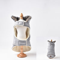 HKM-3207101 Cozy Plus Velvet Padded Cotton Teddy Coat for Comfort and Warmth