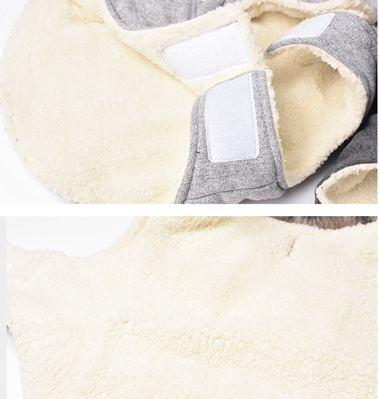 HKM-3207101 Cozy Plus Velvet Padded Cotton Teddy Coat for Comfort and Warmth
