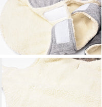 HKM-3207101 Cozy Plus Velvet Padded Cotton Teddy Coat for Comfort and Warmth