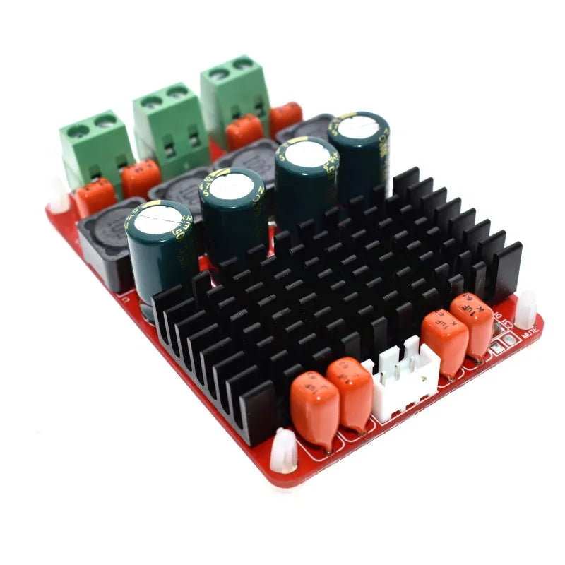 HKM-320723 TPA3116D2 50W x 2 Digital Audio Power Amplifier Module for 4Ω and 8Ω Speakers, DC 24V Power Supply