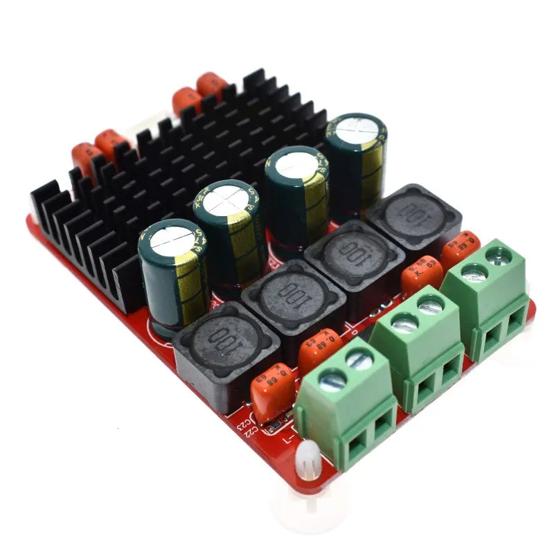 HKM-320723 TPA3116D2 50W x 2 Digital Audio Power Amplifier Module for 4Ω and 8Ω Speakers, DC 24V Power Supply