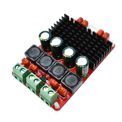 HKM-320723 TPA3116D2 50W x 2 Digital Audio Power Amplifier Module for 4Ω and 8Ω Speakers, DC 24V Power Supply