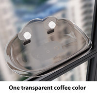 HKM-3208125 Detachable Wall-Mounted Cat Hammock with Strong Suction Cups - Transparent Design