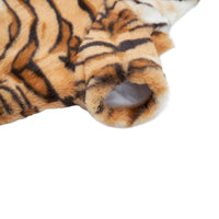 HKM-3208893 Tiger Print Dog Coat for New Year's Eve Celebration - Brown Polyester, Universal Fit