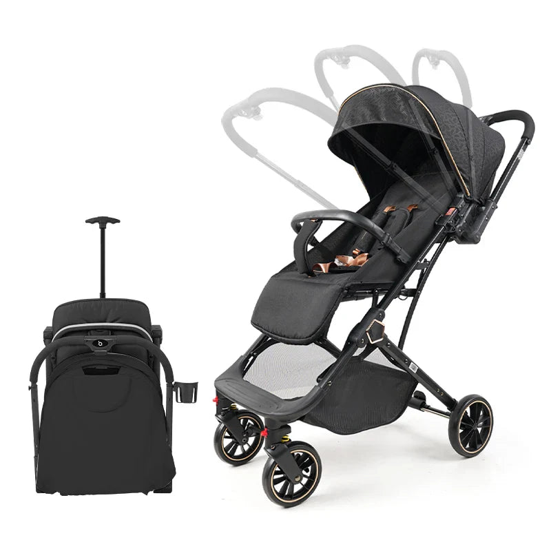 HKM-320915 Lightweight 2 in 1 Foldable Baby Stroller and Pushchair for Infants
