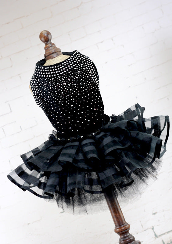 HKM-3210685 Elegant Dog Skirt for Pet Weddings and Special Occasions, Available in Multiple Sizes