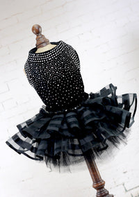 HKM-3210685 Elegant Dog Skirt for Pet Weddings and Special Occasions, Available in Multiple Sizes