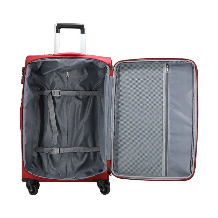 HKM-321107 Nylon Fabric Soft Suitcases for Men - Available in 20, 24, 28, and 32 Inches Travel Luggage Bags
