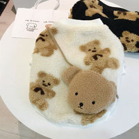 HKM-3211581 Cozy Cotton-Padded Lamb Wool Pet Coat for Autumn and Winter