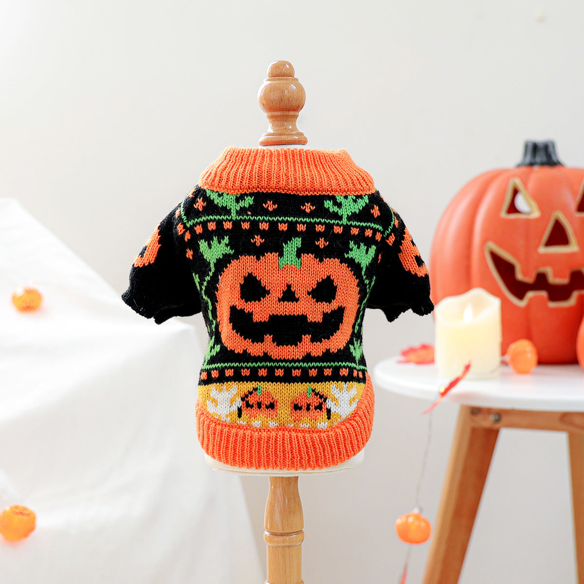 HKM-3212093 Halloween and Christmas Themed Pet Sweaters for Dogs in Various Sizes