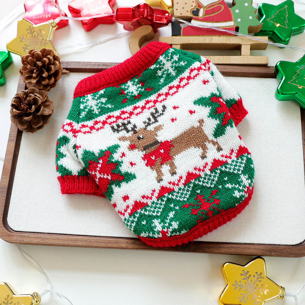 HKM-3212093 Halloween and Christmas Themed Pet Sweaters for Dogs in Various Sizes
