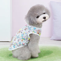 HKM-3216829 Casual Mesh Waistcoat for Pets in Pink and White - Various Sizes Available