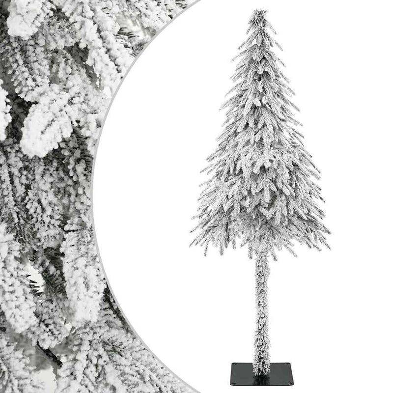 HKM-321683 Modern White Artificial Christmas Tree for Indoor and Outdoor Use - 58 inches - Space-Saving Design