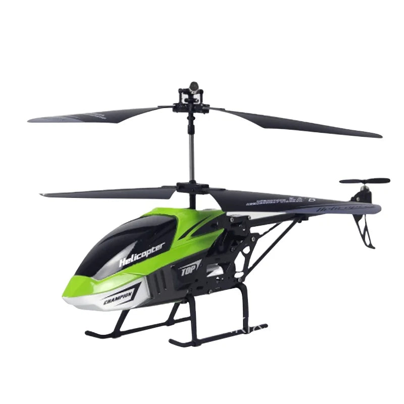 HKM-321683 Remote Control Alloy Helicopter Toy Model EPT 3.5CH for Kids, Ready-to-Go Indoor-Outdoor Fun