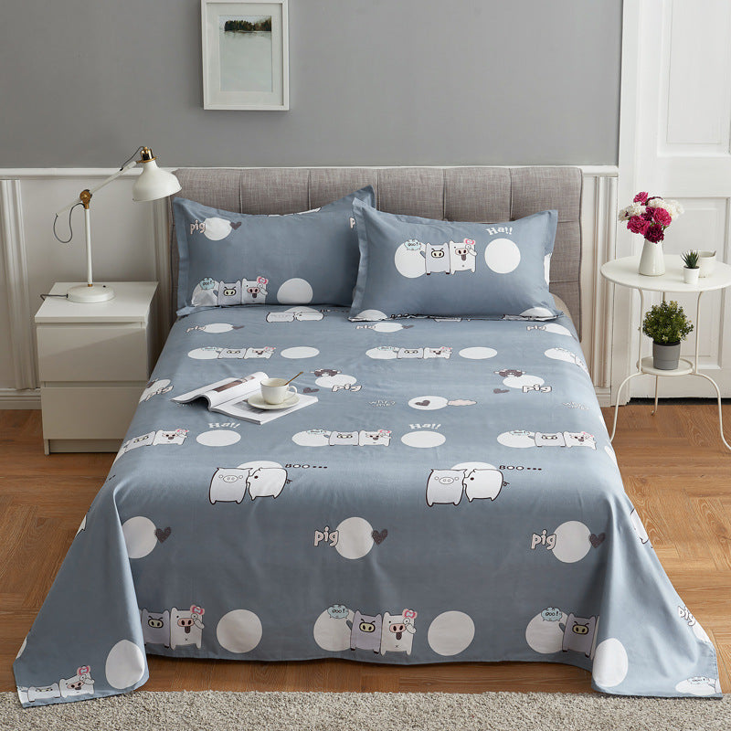 HKM-321683 Striped Bedding Set for Single and Double Beds in Various Styles and Sizes