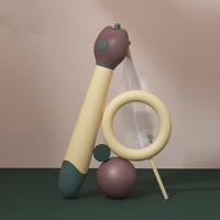 HKM-3217085 Feather Cat Toy with Plush Ball and Sturdy Stick for Playful Kittens